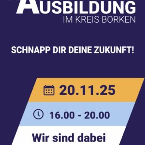 Banner DIN A1 mit Ösen rundum "Wir sind dabei"