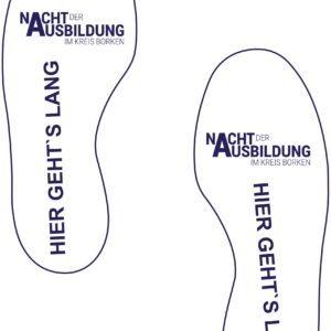 Fußbodenaufkleber (1 Paar)