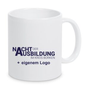 Tasse "Nacht der Ausbildung" + eigenem Logo