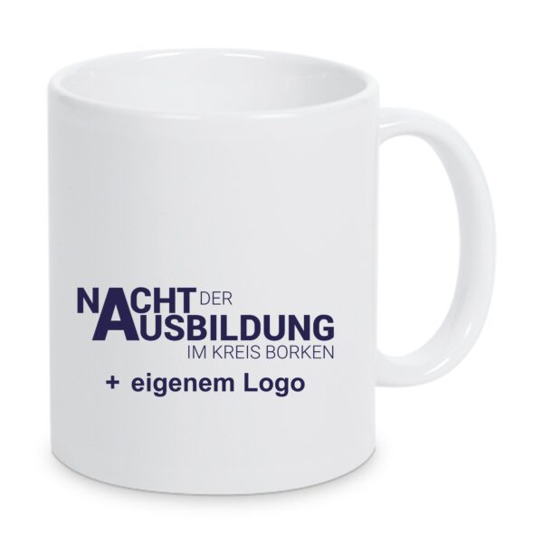 Tasse "Nacht der Ausbildung" + eigenem Logo