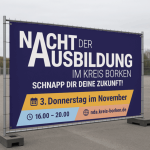 Bauzaunbanner "3. Donnerstag...."