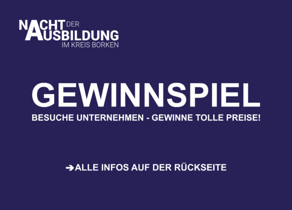 Gewinnspielkarten "Nacht der Ausbildung" 10 St.